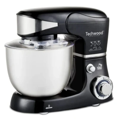 Image de Techwood Robot Pétrin 5L 1000W, Noir