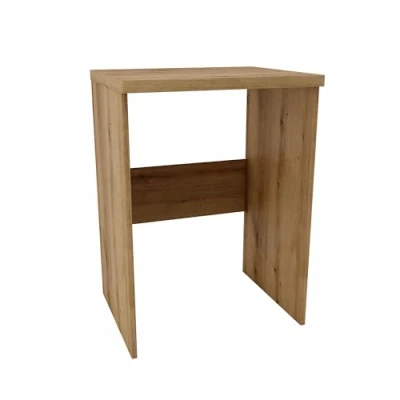 Image de regalik Evozieren Armoire de transformation pour machine à laver et sèche linge en chêne 90 x 65 54 cm Étagère résistante l&#039;humidité Meuble salle bain peu encombrant