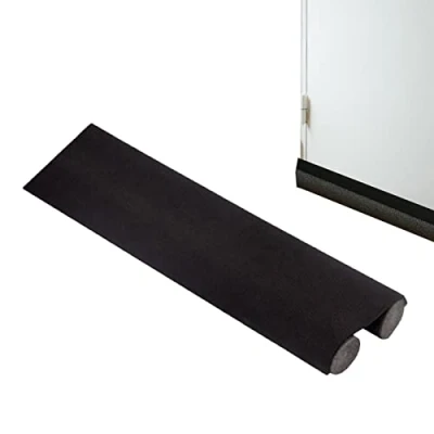 Image de Boudin De Porte Isolant Froid Entrée Joint Isolation avec Double sous Bas Anti Bruit Coupe Vent 93cm