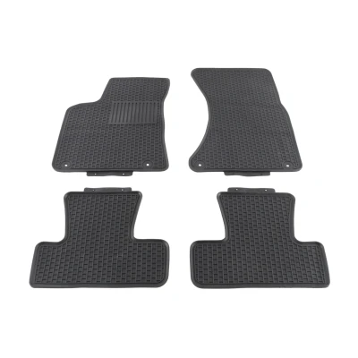 Image de VAICO V10 6842 Ensemble de tapis sol Caoutchouc avant et arrière 4 noir Sur mesure AUDI: Q5