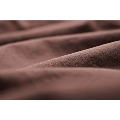 Image de L1NK STUDIO Housse de Couette uni lit 135 cm (220X220cm) 100% Coton (Percale 200 Fils) Teja