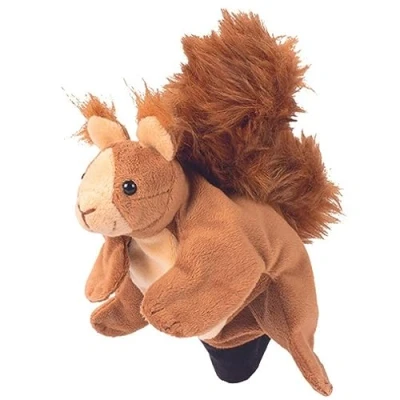 Image de Beleduc Marionnette Écureuil à Main pour Enfant 3 ans et plus Jeu Histoire de Peluches Développe Communication, Imagination Attention l&#039;Enfant Douce