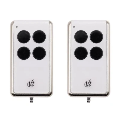 Image de Lot de 2 télécommandes v2 MATCH 433 Blanche + 1 Porte clés Domobip