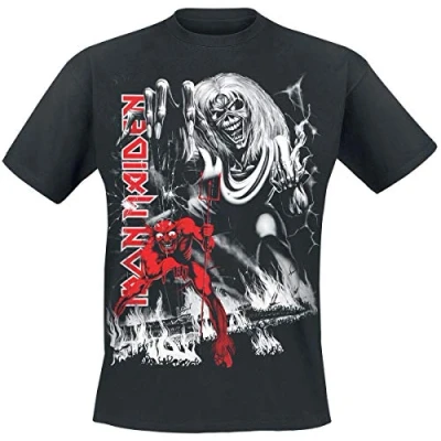 Image de Iron Maiden Number of The Beast T Shirt Noir M