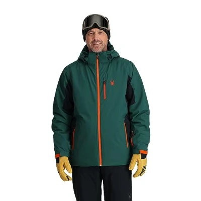 Image de Spyder Vertex Jacket Veste de Ski Homme, Cypress Green, XL