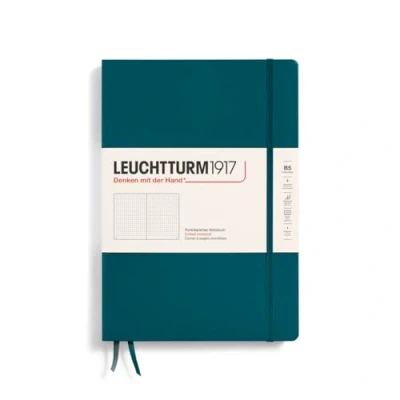 Image de LEUCHTTURM1917 366175 Carnet de notes Composition (B5) Couverture rigide 219 pages numérotées, Pacific Green, pointillé