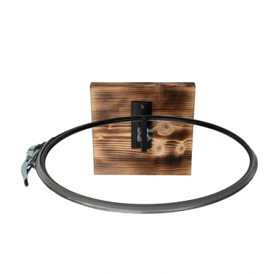 Image de QLS U2 Support mural pour sac poubelle en bois avec poignée 60 l 240