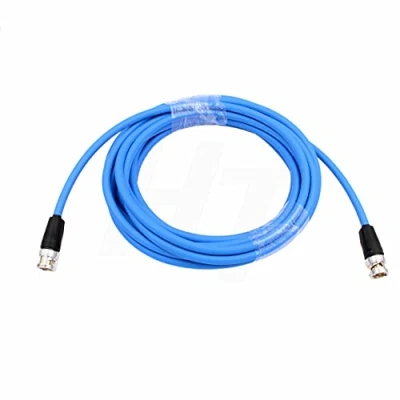 Image de HangTon HT 12G 4K original SDI câble vidéo coaxial BNC à canare LV 61s 75 ohms pour caméra moniteur enregistreur Flex Shield 5m bleu