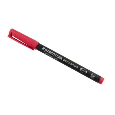 Image de Staedtler LumoColor 317 Feutre Permanent Pointe Moyenne 1 mm Rouge