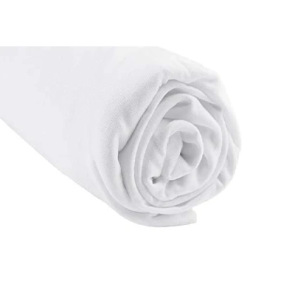 Image de Drap Housse 90x140 cm Lit Enfant Evolutif Junior 90 x 140 Extensible Bambou Hypoallergénique Blanc Sommeil sain Marque Easy dort Certifié Oeko Tex Qualité Fabriqué en Europe