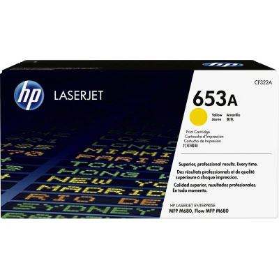 Image de HP 653A (CF322A) Jaune Toner