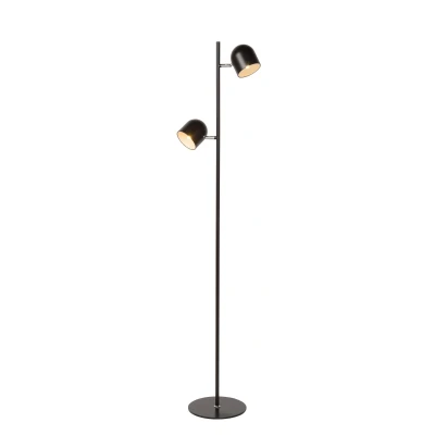 Image de Lucide SKANSKA LED Lampadaire Dim. 2x5W 2700K Noir