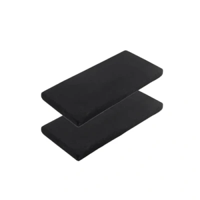 Image de AllSpares Lot de 2 filtres à charbon actif pour hotte aspirante Novy Monoblock 563 80047 (320 x 160 30 mm)