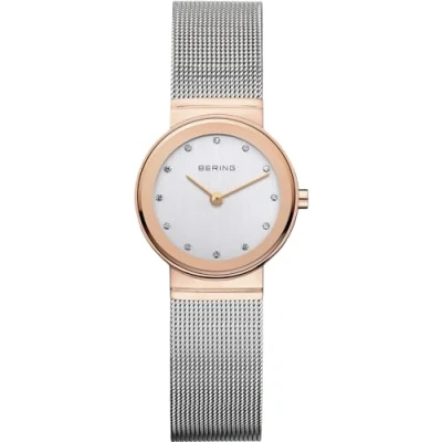 Image de BERING Montre à mouvement quartz pour femme Collection classique avec acier inoxydable et verre saphir 10126 066