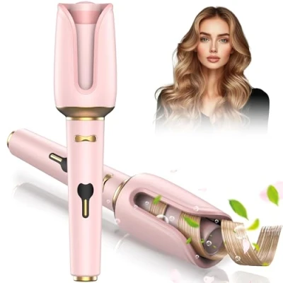 Image de Boucleur à Cheveux Automatique Fer Friser 30mm a Boucler Ions Négatifs Écran LCD 4 Température Réglable Anti Brûlure Hair Curler, Intelligent Chauffez Rapidement Alimentation Sans Interrupt