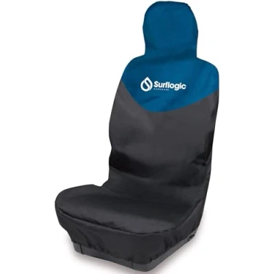 Image de SURF LOGIC Housse de Voiture Noir et Bleu Marine Accessoires Unisexe Adulte, Multicolore, Taille Unique