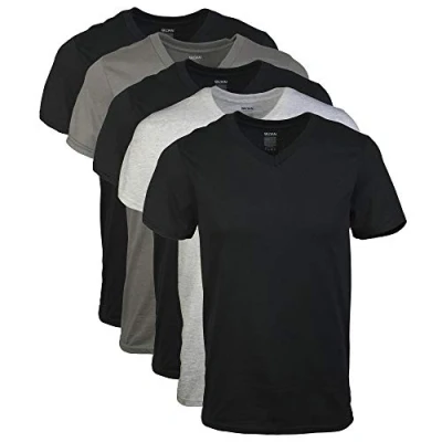 Image de Gildan V Ausschnitt T Shirts Multipack Style G1103 Tricot, Lot de 5, Hommes