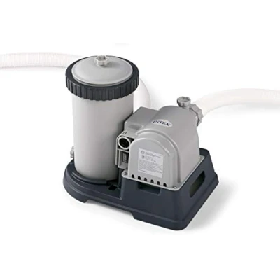Image de Intex 28634GS Épurateur à Cartouche, Environ 9,5 m3 / Heure, avec Interrupteur différentiel (220 240 V), Gris, 42 x 29 38 cm