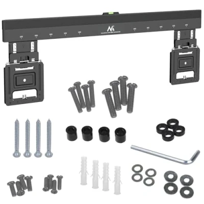 Image de Support mural ultra plat pour TV Maclean MC 481, 37 80&quot; , max VESA 600x400