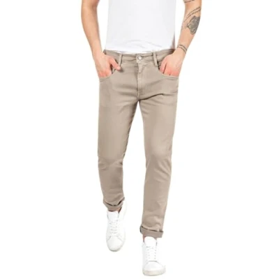 Image de REPLAY Herren Jeans Anbass Slim Fit Hyperflex Color X Lite mit Stretch, Braun (Sand 020 1), 29W / 32L