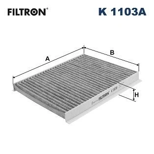 Image de FILTRON K 1103A Filtre d&#039;habitacle à charbon actif 233 178 21 FIAT: BRAVO 2, Stilo 3/5 portes, Multi Wagon, LANCIA: DELTA 3