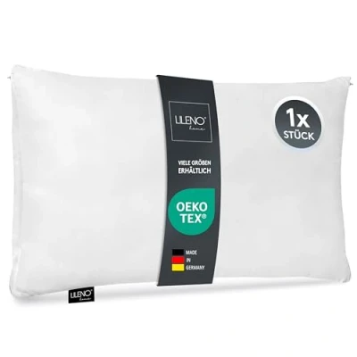 Image de LILENO HOME coussin en microfibre, 30 x 50 cm, lavable jusqu&#039;à 95 C, avec fermeture éclair, de comme rembourrage pour lit ou décoratif, canapé