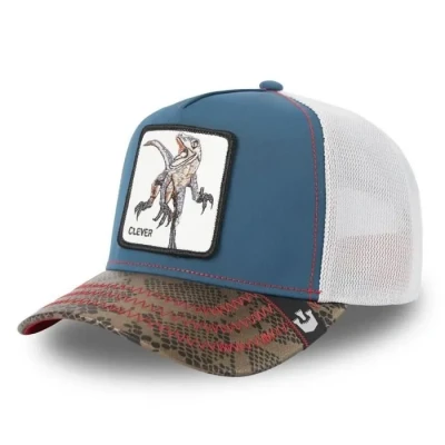 Image de Goorin Bros. The Farm Dinosaur Capsule Casquette réglable style camionneur unisexe, ardoise, (Swift Robber), taille unique, unique