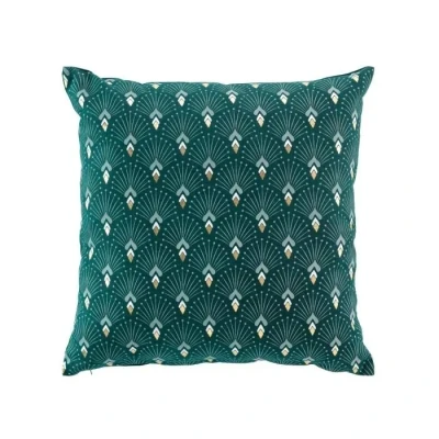 Image de douceur d&#039;intérieur, Coussin Déhoussable (45 x 45 cm) Alden, Coton Imprimé Or