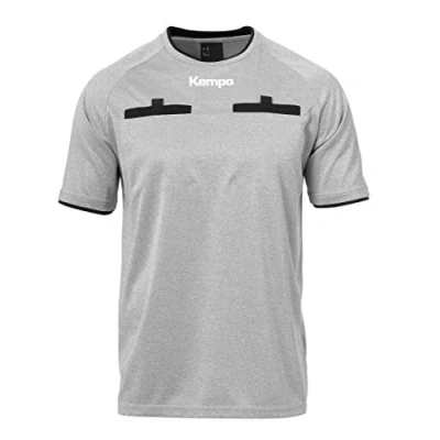 Image de Kempa Homme Maillot d&#039;arbitre, Dark Gris Melange, FR : S (Taille Fabricant S)