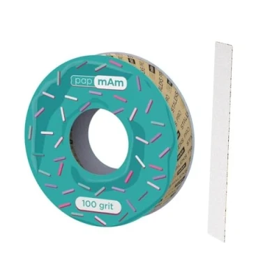 Image de STALEKS PRO BOBBINAIL Recharge jetable de lime blanche Papmam Expert pour Donut Distributeur 6 m Grain 100