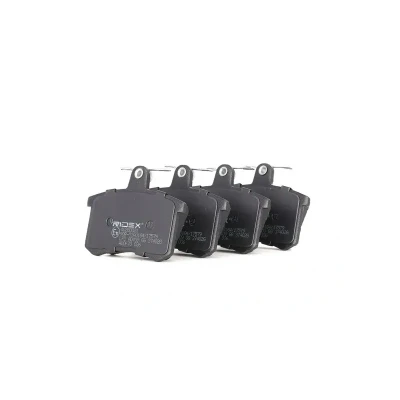 Image de RIDEX 402B0021 Jeu de plaquettes frein Essieu arrière contact signal d&#039;usure exclu avec vis d&#039;étrier AUDI: A8 D2, A6 C4 Berline