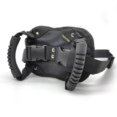 Image de Pelucton Poignée Passager Moto Universelle, Robuste Ceinture de Maintien Moto, Harnais Réglable