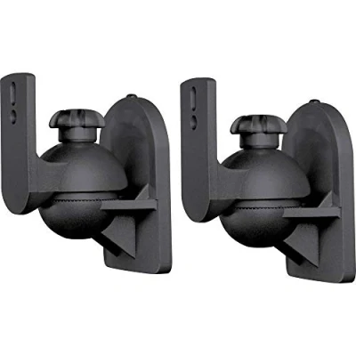 Image de Support mural pour haut parleur SpeaKa Professional 29215C36 inclinable + pivotable noir 1 paire