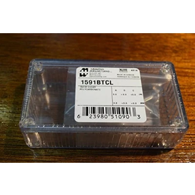 Image de Boîtier universel Hammond Electronics 1591BTCL Polycarbonate naturel 112 x 62 31 1 pc(s)