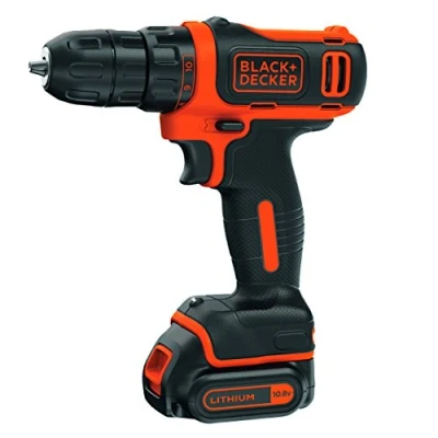 Image de BLACK+DECKER BDCDD12B QW Perceuse Visseuse sans fil 10,8 V 1,5 Ah 26 Nm 1 batterie