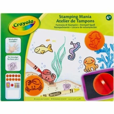 Image de CRAYOLA Atelier de Tampons Loisir créatif Kits d&#039;activités à partir 4 ans Jeu dessin et coloriage