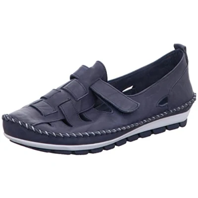 Image de Gemini Mocassins pour Femme 382334 01, Pointure:38 EU, La Couleur:Bleu