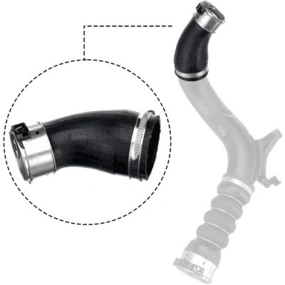 Image de GATES 09 1385 Gaine De Suralimentation ACM (caoutchouc polyacrylique) MINI: 3/5 portes, BMW: 1 X1, 2 Active Tourer