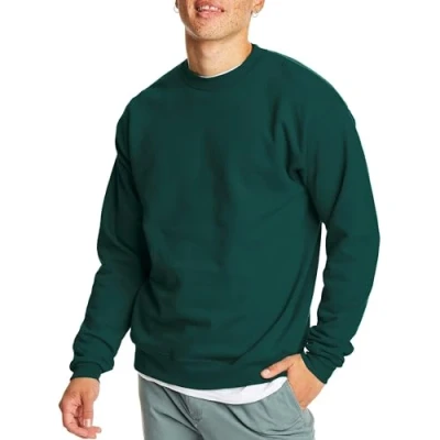 Image de Hanes Homme Ecosmart Sweat shirt À Capuche pour Maillot de surv tement, Vert Foncé, XXL EU