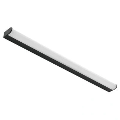 Image de LED Applique Murale Ulisan (Moderne) en Noir Aluminium e. a. pour salle de bain (1 lampe,à), Luminaire bain, Lampe WC