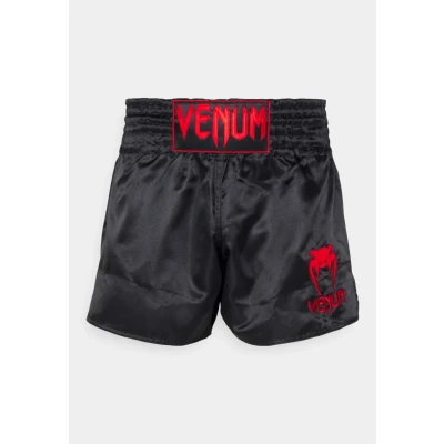 Image de Venum Classic MUAY THAI Short de sport, Homme, Taille: Small, Black/red
