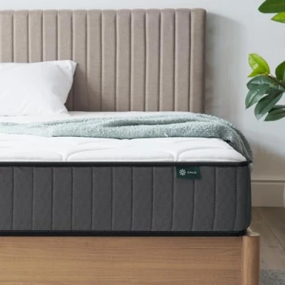Image de Zinus Matelas Hybride, Memory Foam, Blanc, 140x190 cm