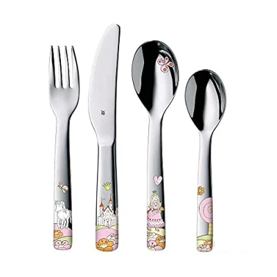 Image de WMF Prinzessin Princess Anneli Cromargan Ensemble de Couverts pour Enfant Multicolore 21,5 x 15,5 2,5 cm
