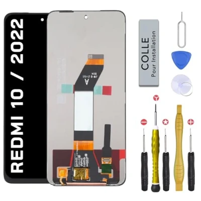 Image de CINQ TEQ Ecran Remplacement pour XIAOMI Redmi 10 / 2022 Prime + Kit