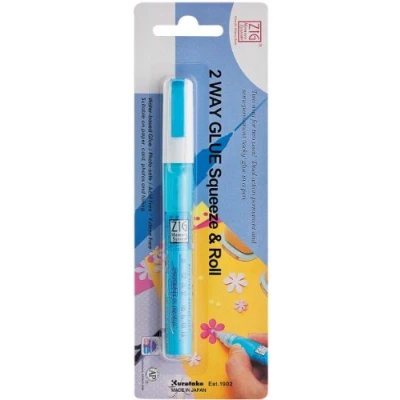 Image de Zig Bulk Buy (4 Pack) 2 Voies Stylo à Colle Cardé Squeeze &amp; Roll Msb10 m1p