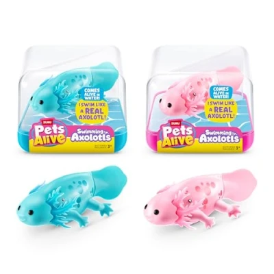 Image de Pets Alive Robo Axolotl, Série 1, Axolotl de Natation, (Lot 2), boîte d&#039;expédition