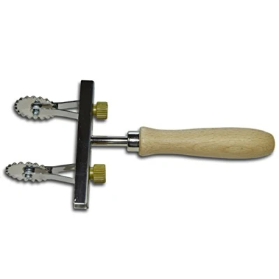 Image de ELETTRO CENTER Taille pâte réglable 2 Lames INOX dentelées Cod. 99tpdr