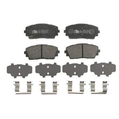 Image de ATE 13.0460 5649.2 Jeu de plaquettes frein avec indicateur d&#039;usure tôle anti bruit accessoires KIA: Picanto II