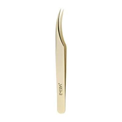 Image de EMEDA pince à faux Cils pour extensions de cils, épiler professionnelle Golden Precision Dolphin, ensemble pinces individuels volumiques 3D 6D eyelash tweezers