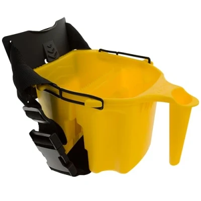 Image de Coral 73621 Paintwiz Seau à Peinture avec Sangle et Sangles d&#039;échelle Utilisation Plus sûre Rouleau ou Pinceau 1,25 l